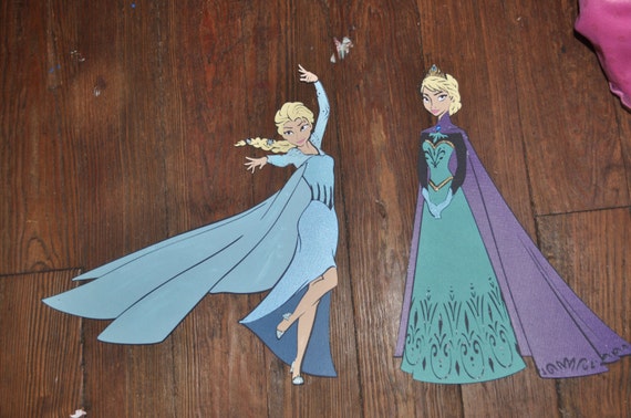 Queen Elsa Cut Outs | Etsy