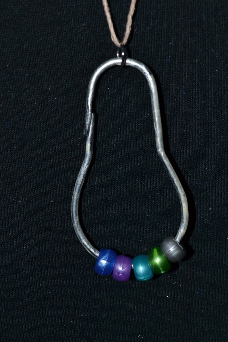 Shower Ring Necklace Pendant Necklace Metal Shower Ring Etsy