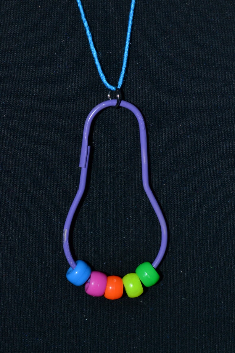 Shower Ring Necklace Pendant Necklace Metal Shower Ring Etsy