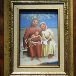 Holy Family Framed Print