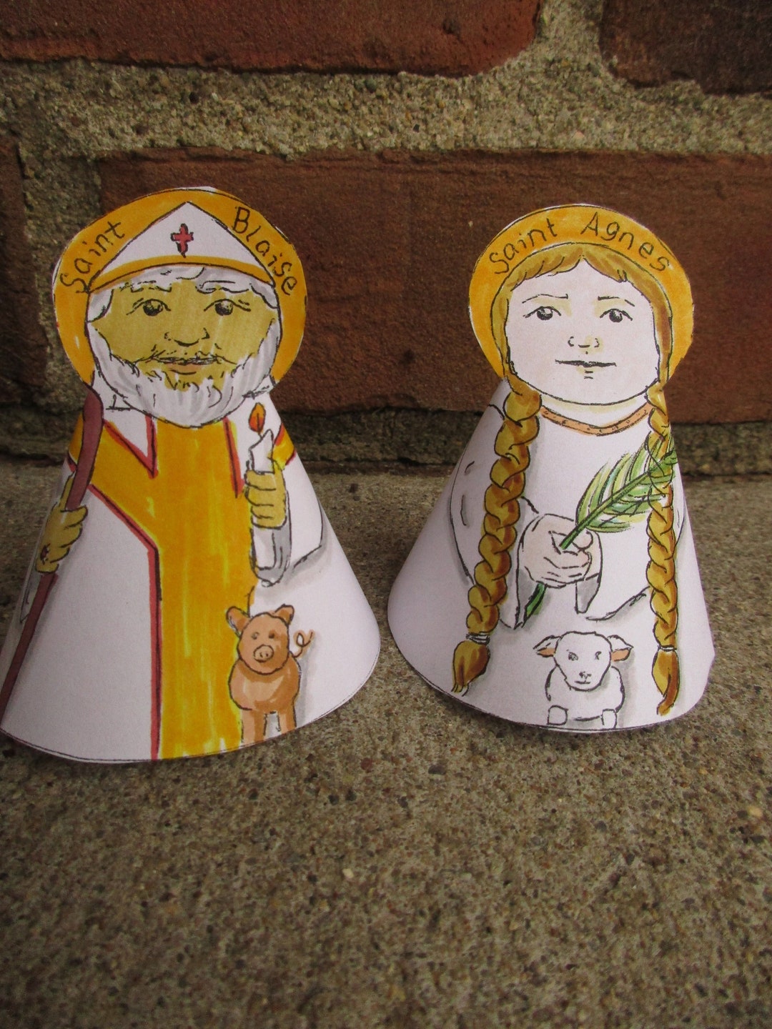 Printable Saint Paper Dolls Throughout the Year - Etsy