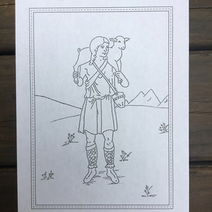 Good Shepherd Coloring Page Download