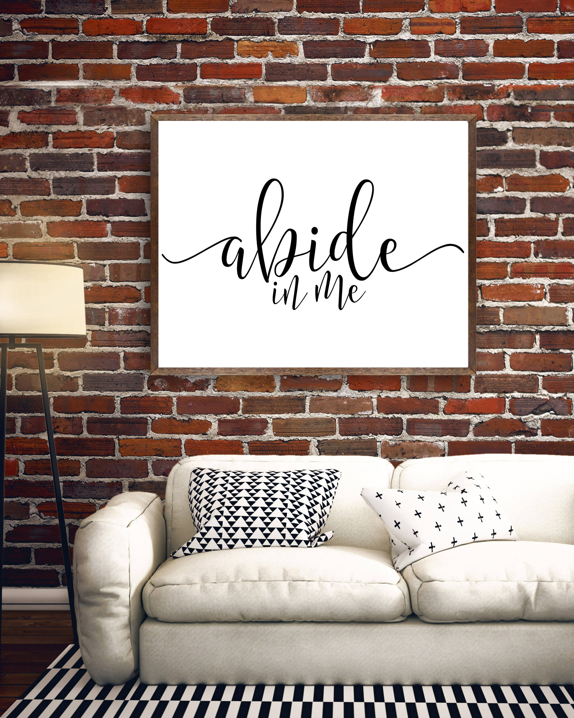 Abide in Me Wall Art Abide in Me Printable Abide in Me | Etsy