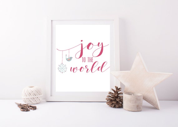 Joy to the World Wall Art Joy to the World Ornament - Etsy