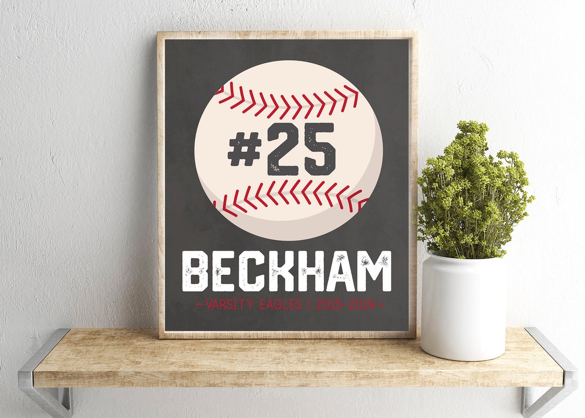 Custom Senior Baseball Player Gift JPEG Thank you Baseball