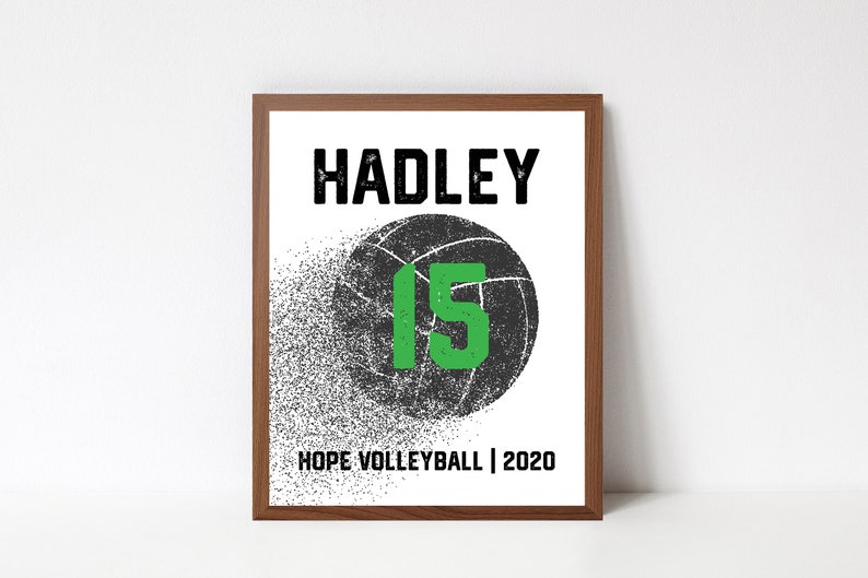 Custom Senior Volleyball Player Gift JPEG Thanks Volleyball Printable Graduating Volleyball Player Gift Volleyball Player Appreciation
