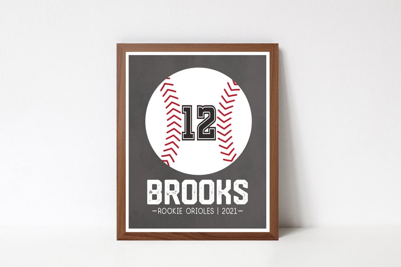 Baseball Player Gift Custom Senior JPEG Baseball Player Etsy