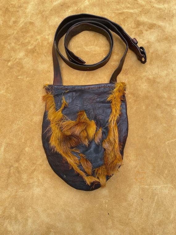 2025 お歳暮【公式】 - 人気ブランド Bark Etsy - (207) Pouch Handsewn Hide Deer Tanned バッグ