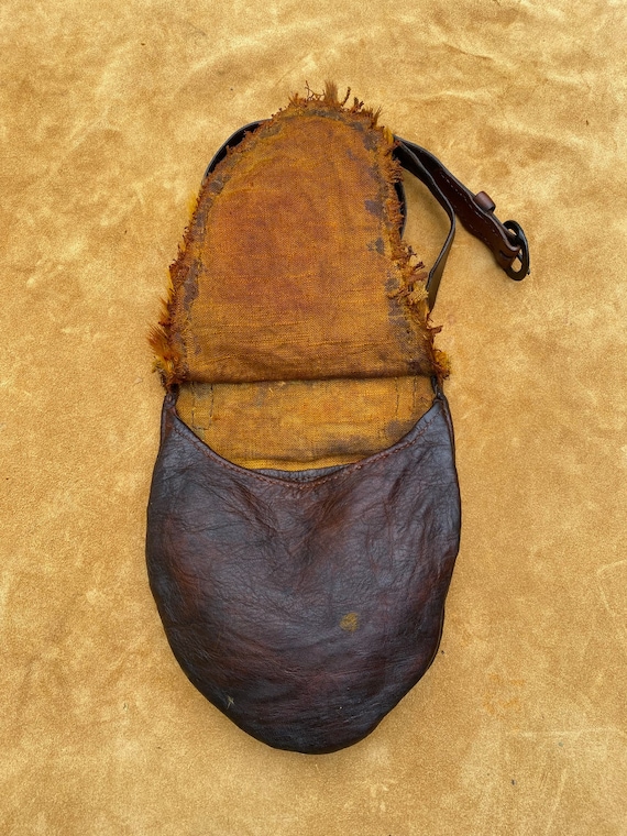 Bark Tanned Deer Hide Handsewn Pouch (207) - Etsy
