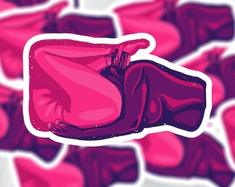 Eat You Up / Lesbian Bi Pan Queer Gay LGBTQ Sapphic Pride WLW / Sexy 18+ NSFW / Vinyl Decal / Kinky / Laptop Decal / Waterproof