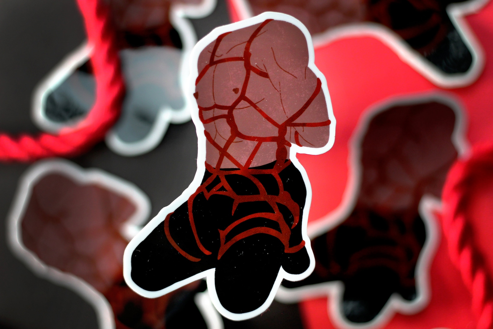 Submission / Vinyl Sticker / Shibari / Rope Bunny / BDSM / Kinky