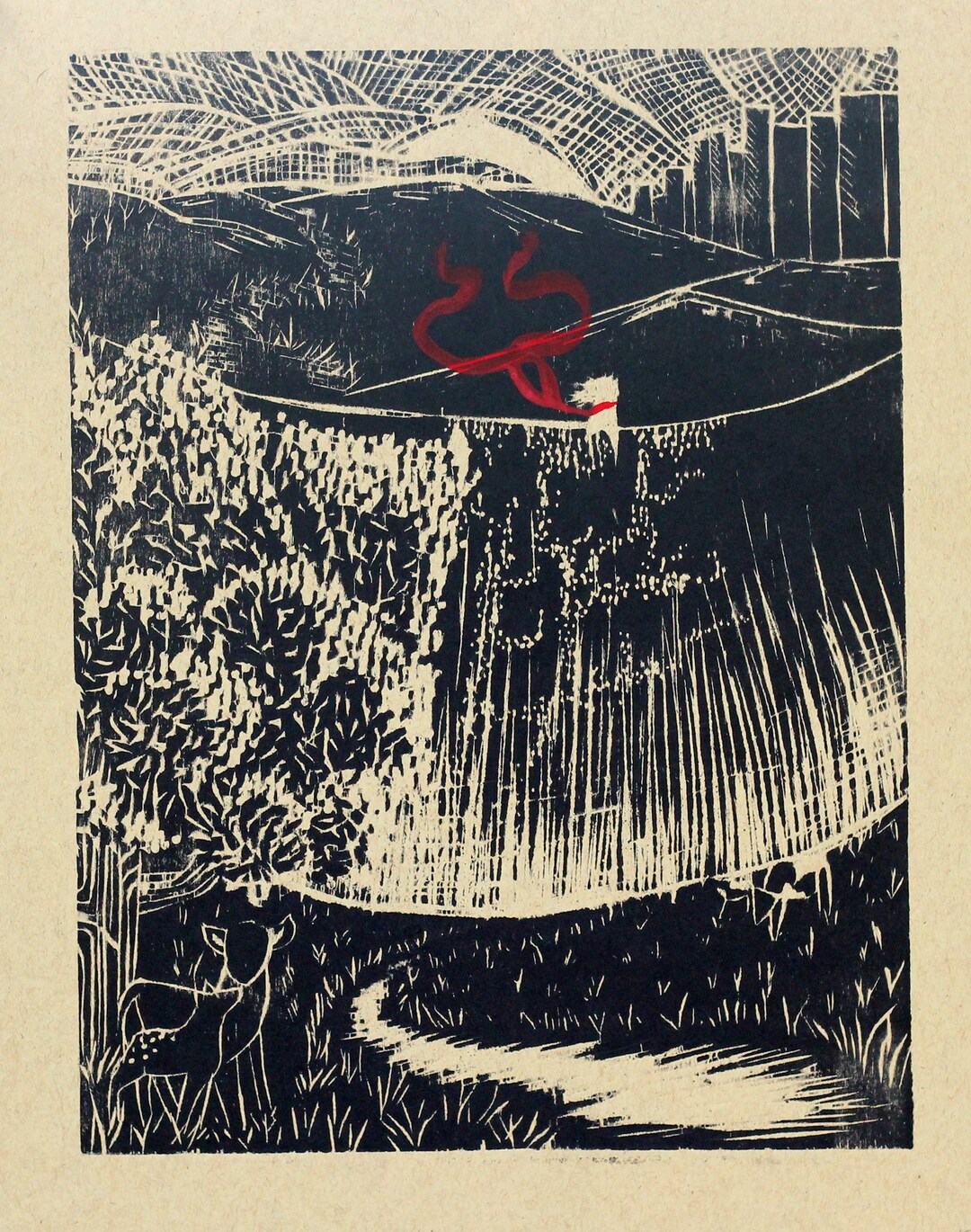 The Girl Who Looked up / Limited Edition / Relief