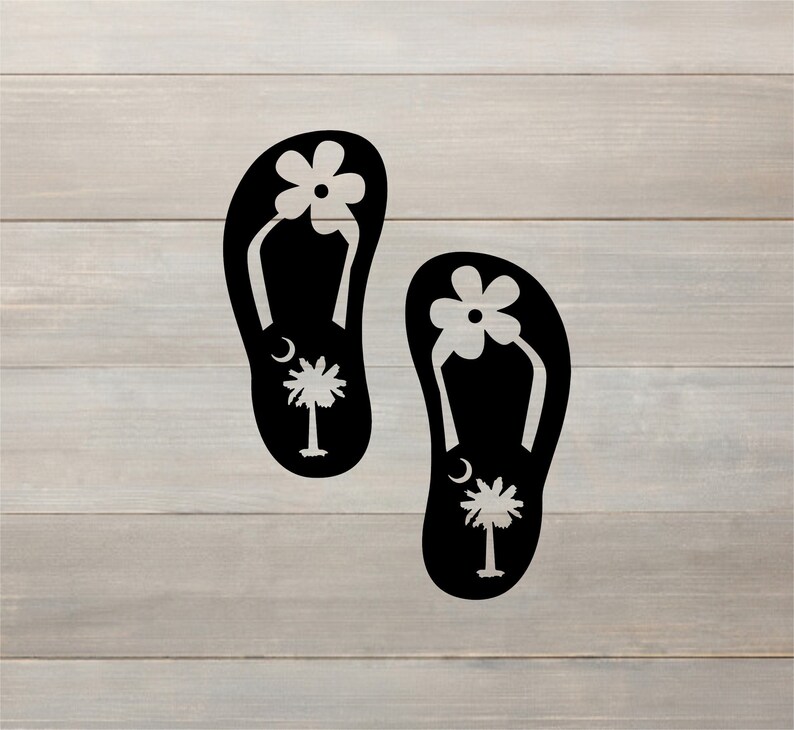 carolina salt water flip flops