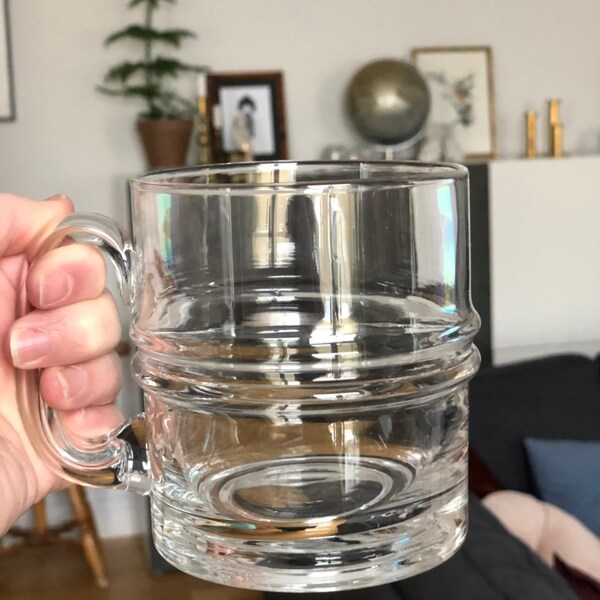 Iittala Ripple beer glasses designed by Timo Sarpaneva Iittala Finland 1960s