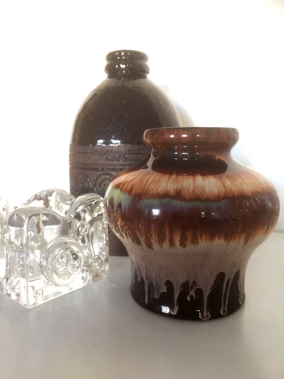 Stehla vase boho midmod wgp earth tones 1970s shelfie