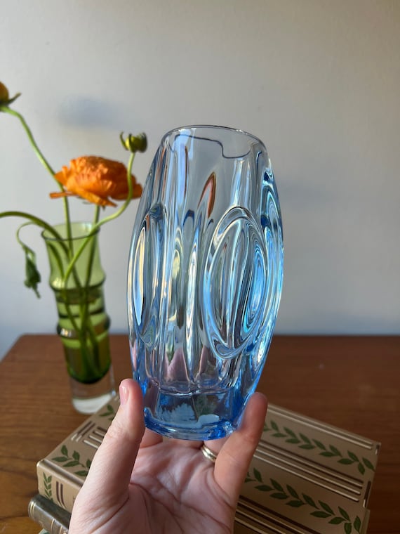 Vintage Czech glass the Bullet Designed by Rudolf Schröter, pattern number 914, Rosice