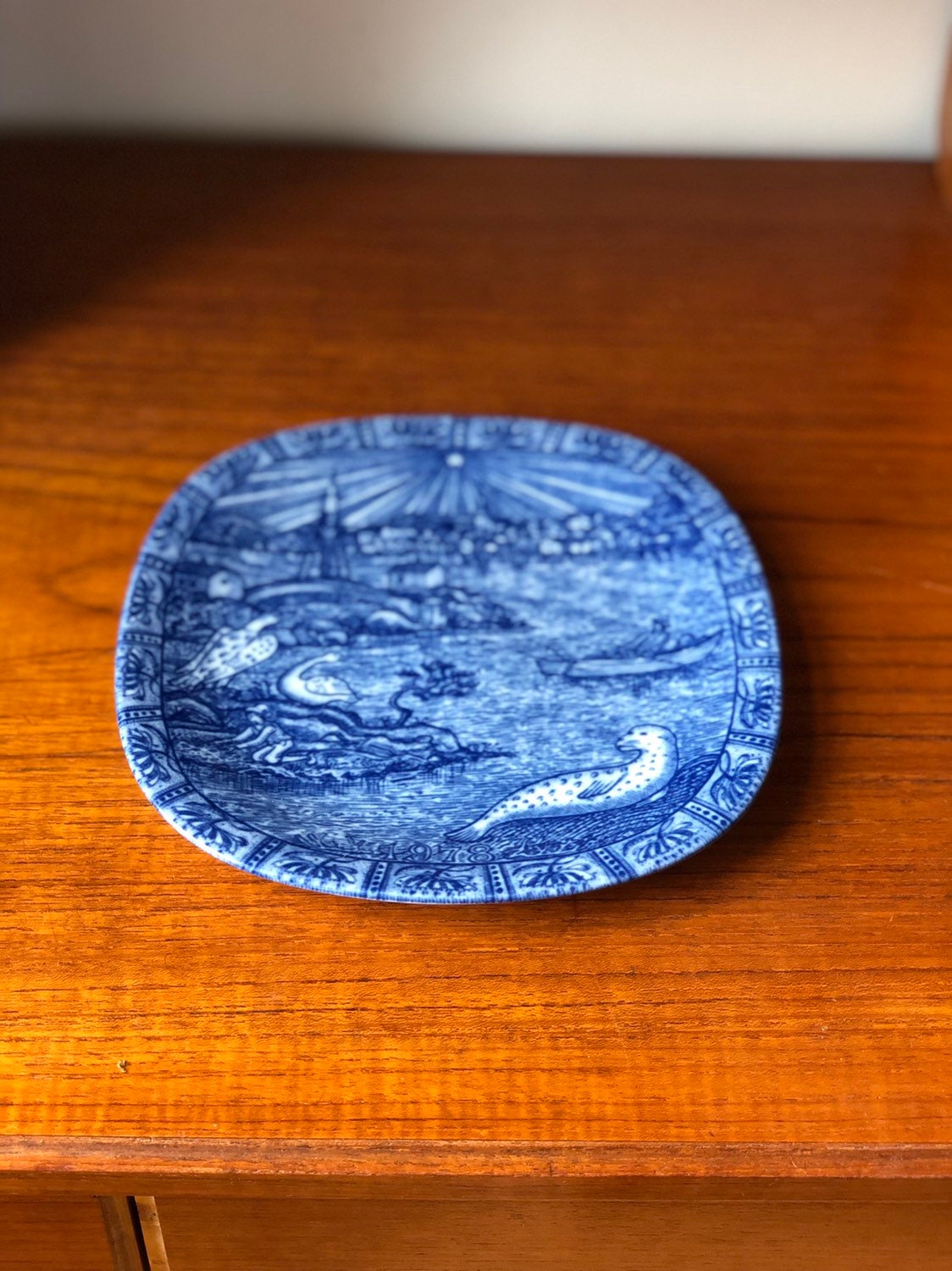 Rörstrand Christmas collector wall plate 1978 Scandinavian limited edition
