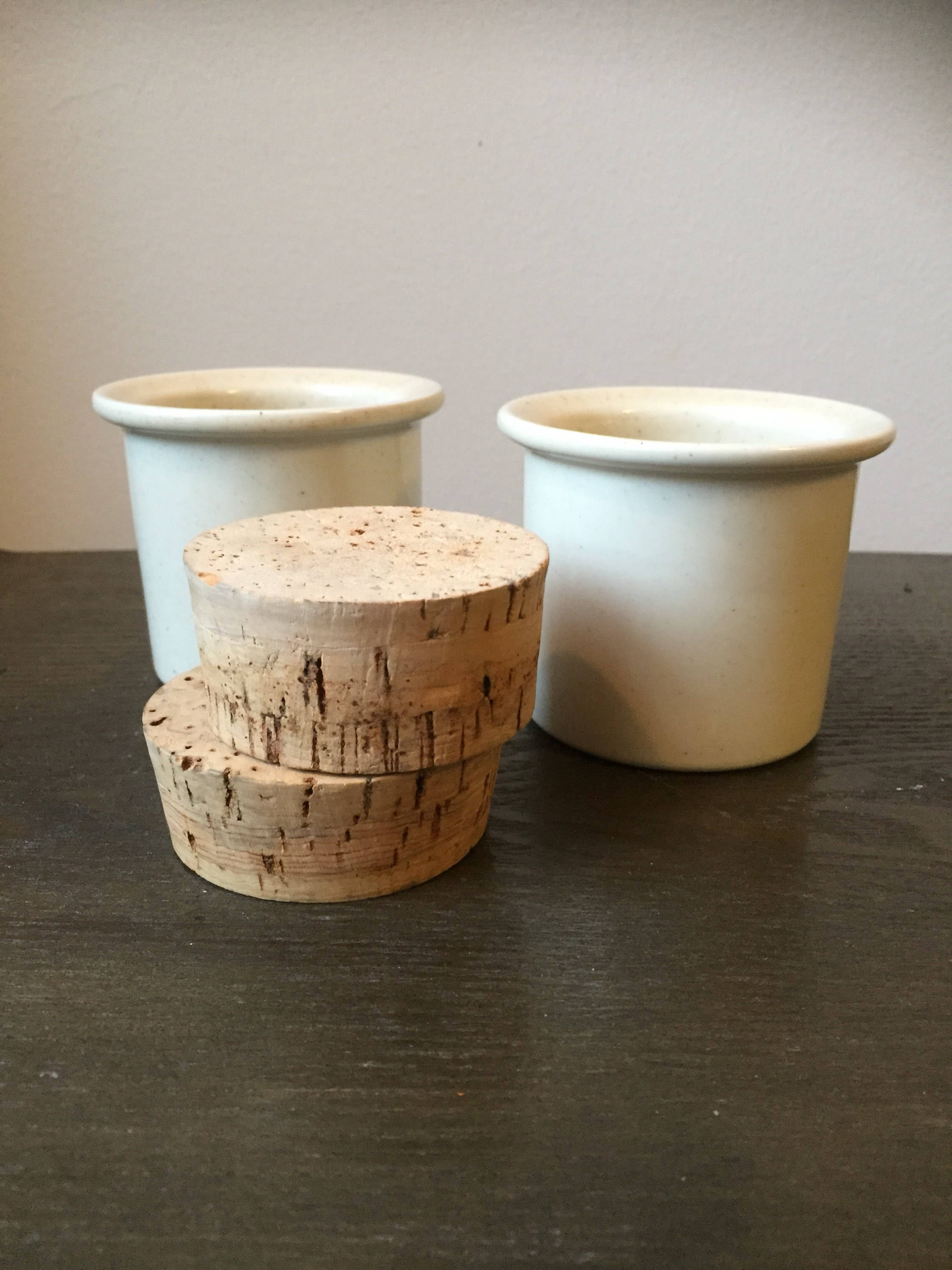 Pair Stig lindberg /Jars /Mustard Pot / Mustard Jar/ Pottery