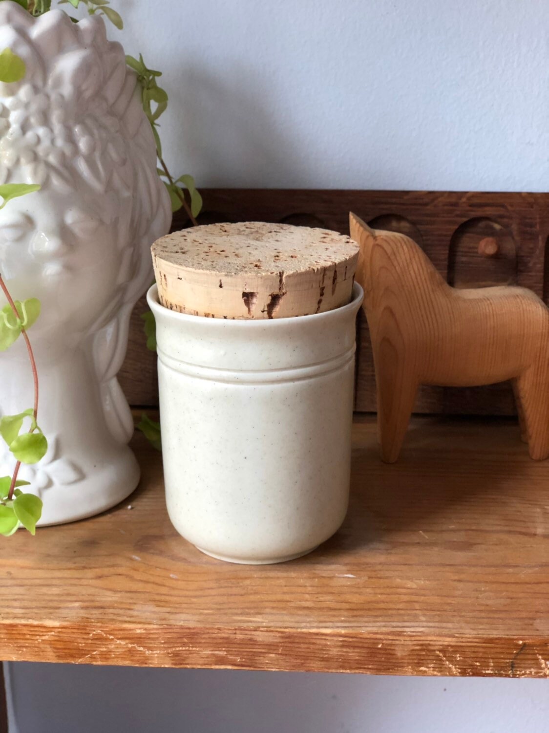 Höganäs jar Mustard Pot / Mustard Jar Pottery Sweden Scandinavian