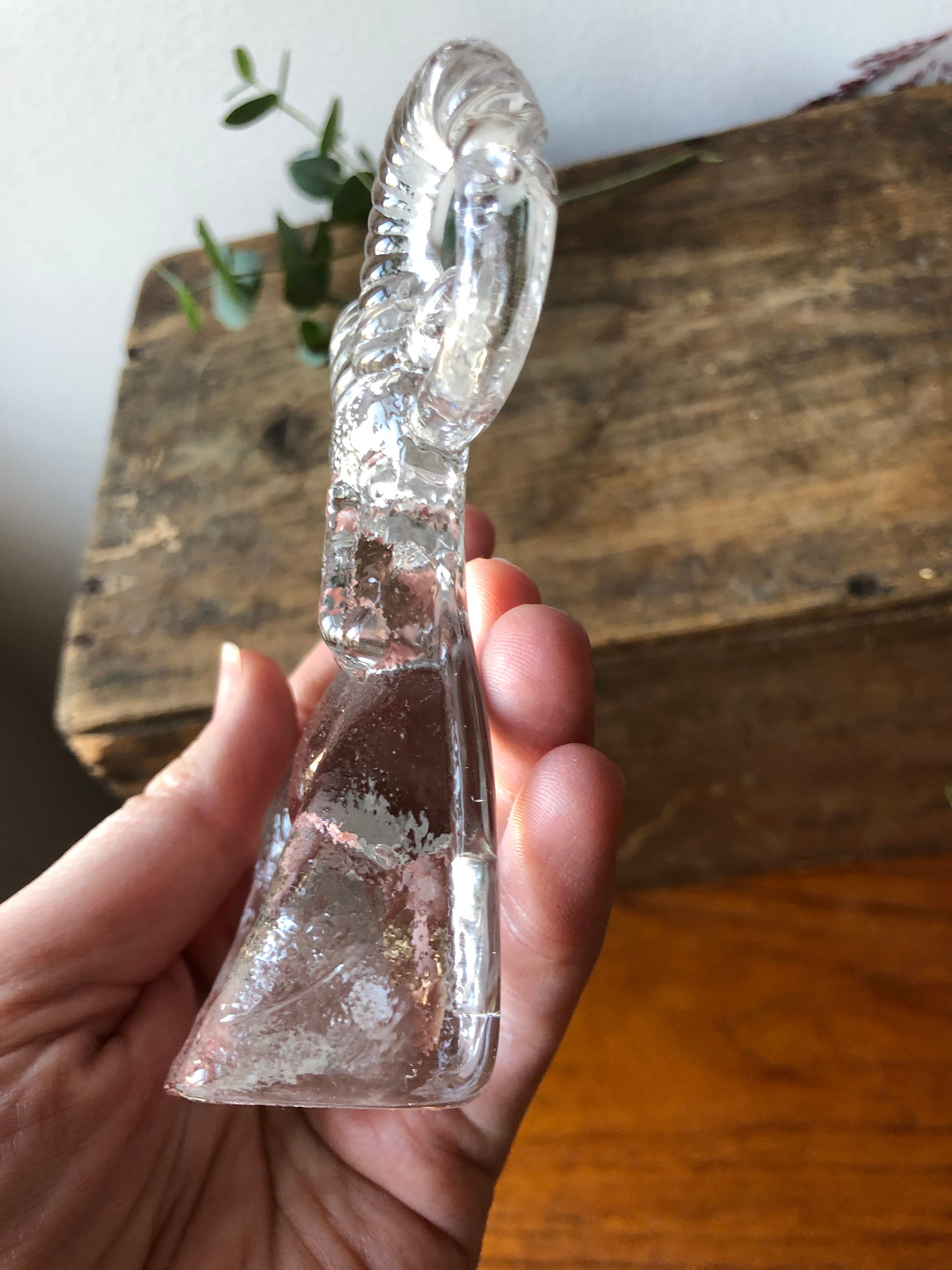 Kosta Boda zoo series Bertil Vallien Stenbock goat ram Swedish