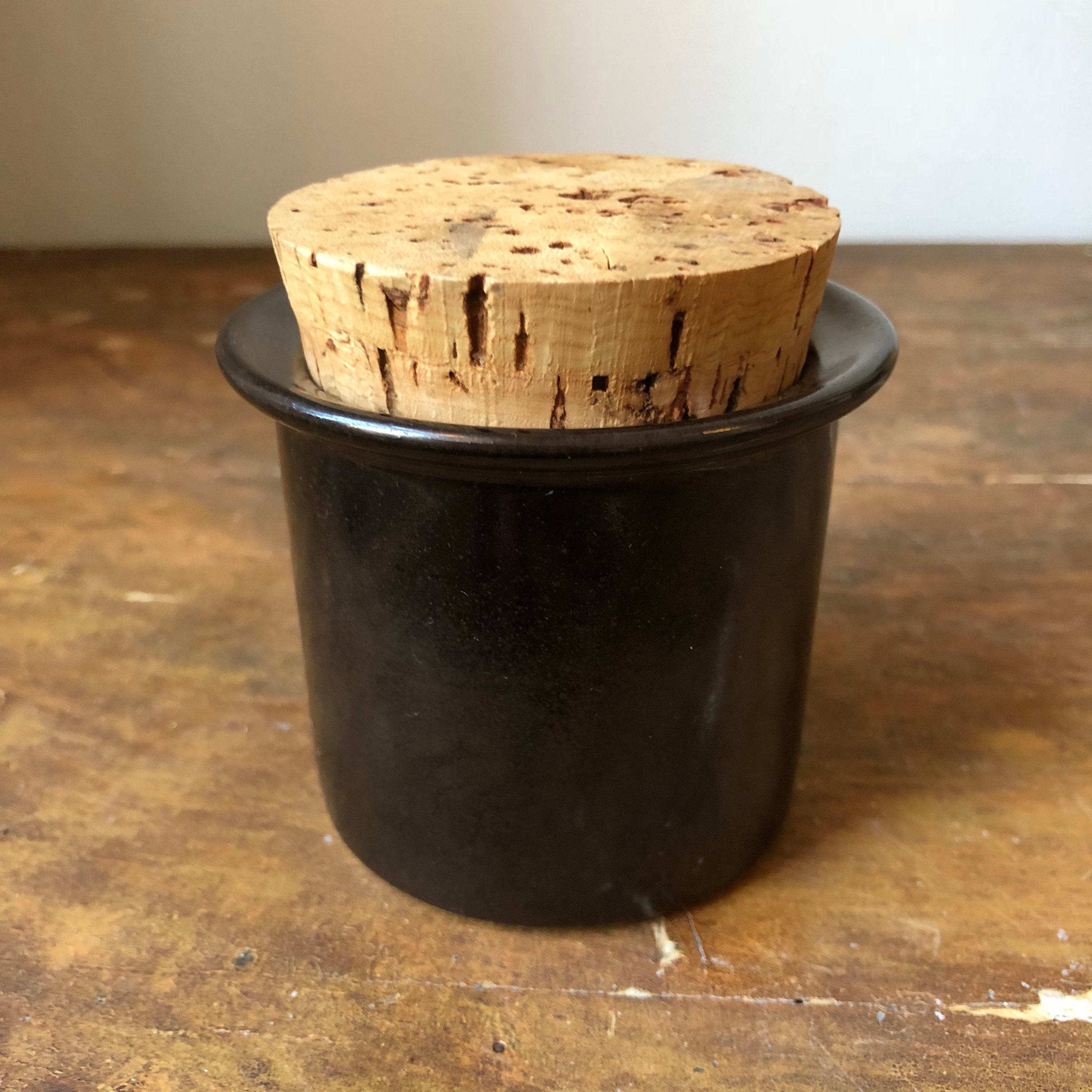 Stig lindberg jar Mustard Pot / Mustard Jar Pottery Gustavsberg Sweden