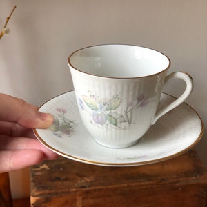 Coffee / tea cup and saucer  Scandinavian Rörstrand Porslinsfabrik Sweden