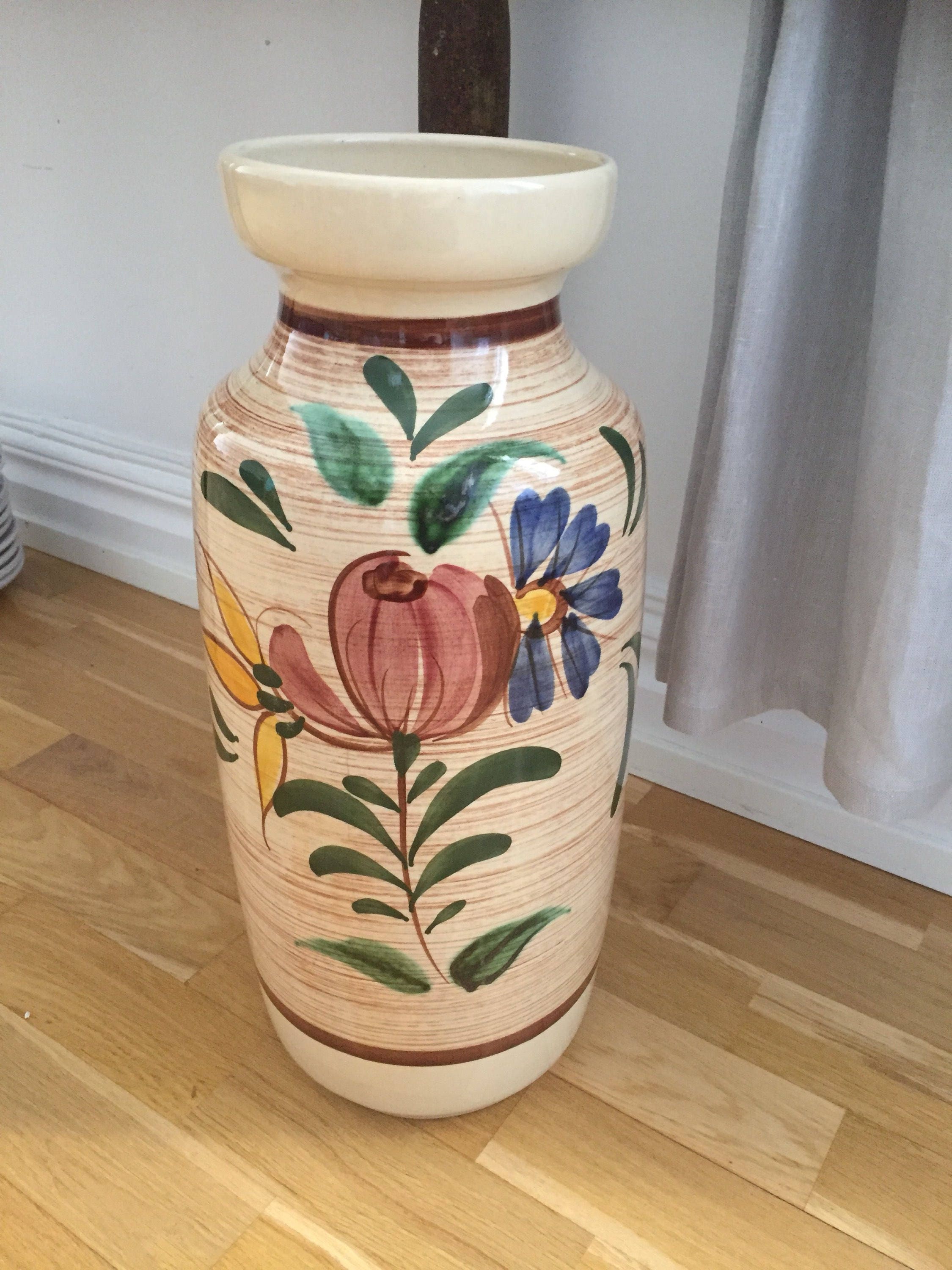XL floor vase Bay pottery West Germany Bay Vase/Bay floor vase/flowers