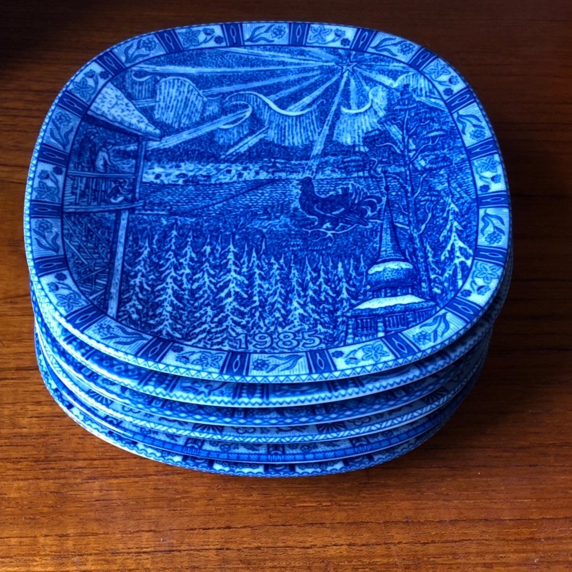 Rörstrand Christmas collector wall plates 1983 1991 1990 1985 1993 1992 ...