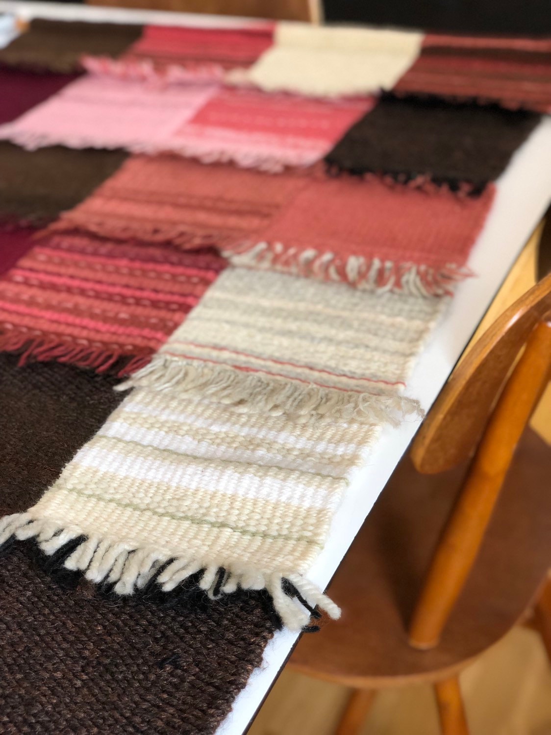 Original Scandinavian woven textil art wall hanging tapestry nordic