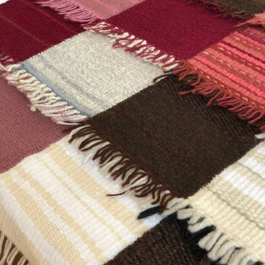 Original Scandinavian woven textil art wall hanging tapestry nordic