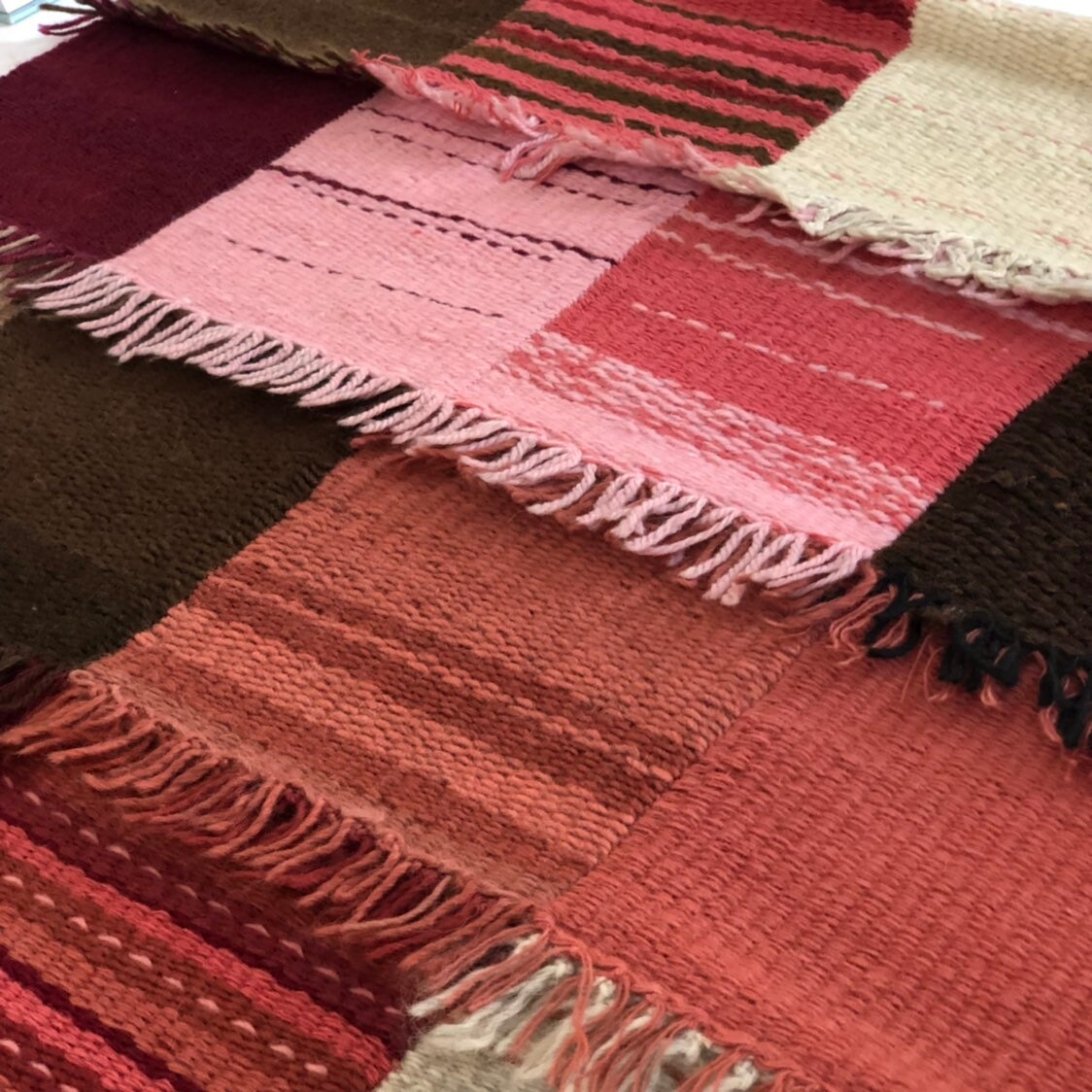 Original Scandinavian woven textil art wall hanging tapestry nordic