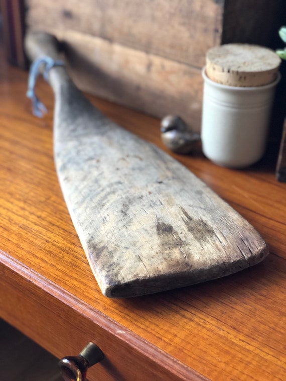 Wooden primitive kitchen tool hand carved Swedish Vintage paddle Scandinavian Sweden