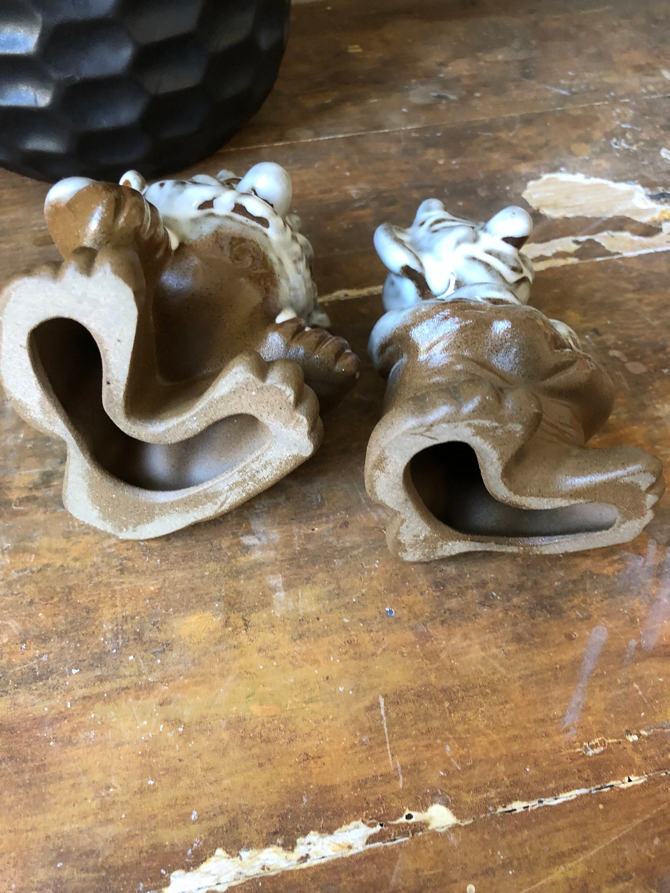 Troll shelf figurines Vintage Scandinavian ceramic figures Sweden