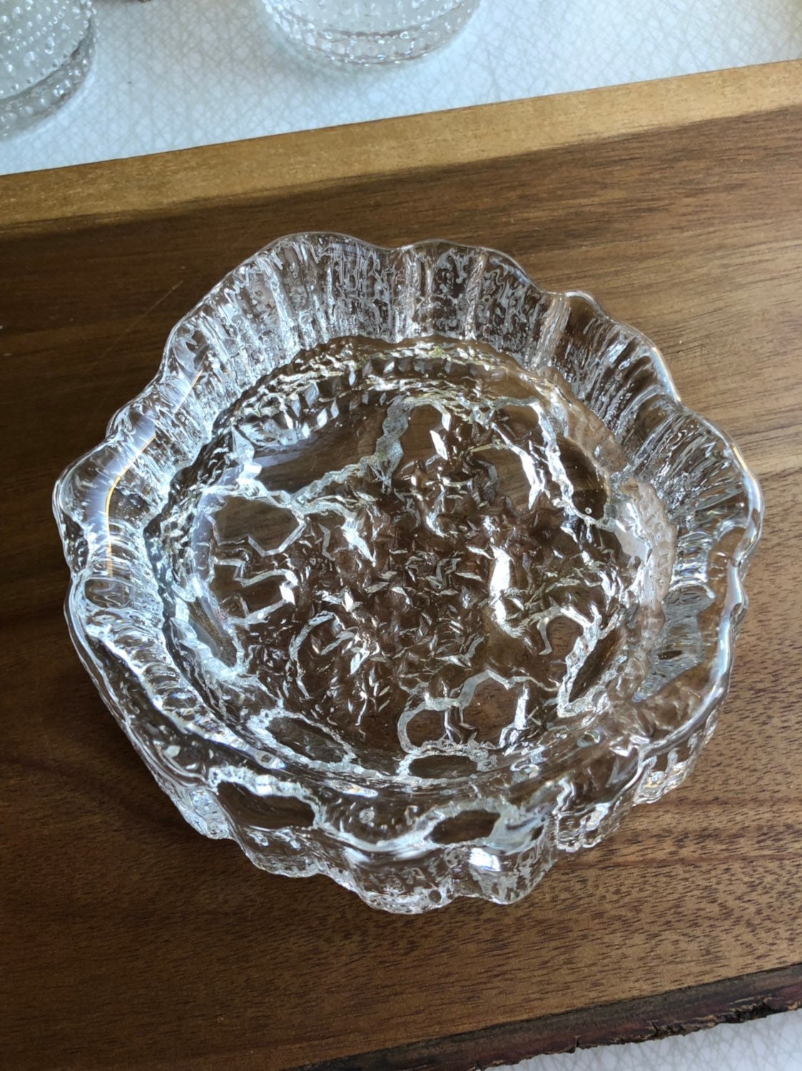 Tapio Wirkkala Iittala Finland Seita design 1976 Ice glass Finnish