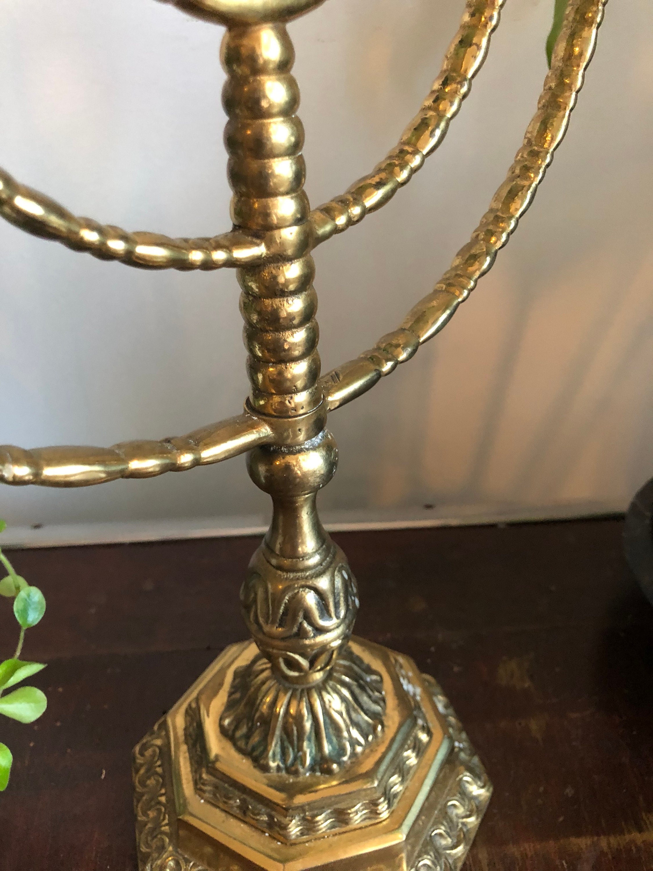 vintage patina brass menorahs made in nisrael vintage patina brass menorahs made in nisrael