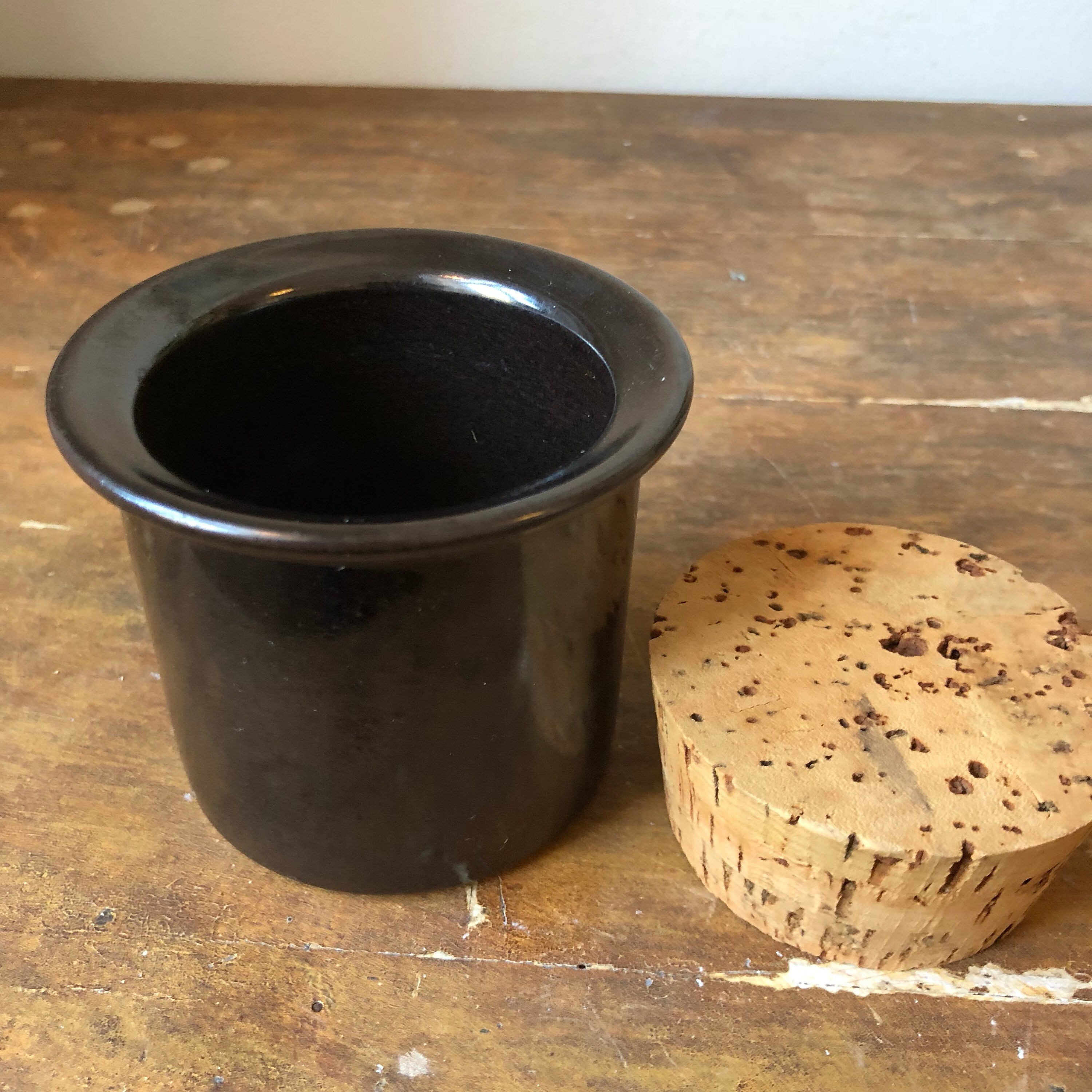 Stig lindberg jar Mustard Pot / Mustard Jar Pottery Gustavsberg Sweden