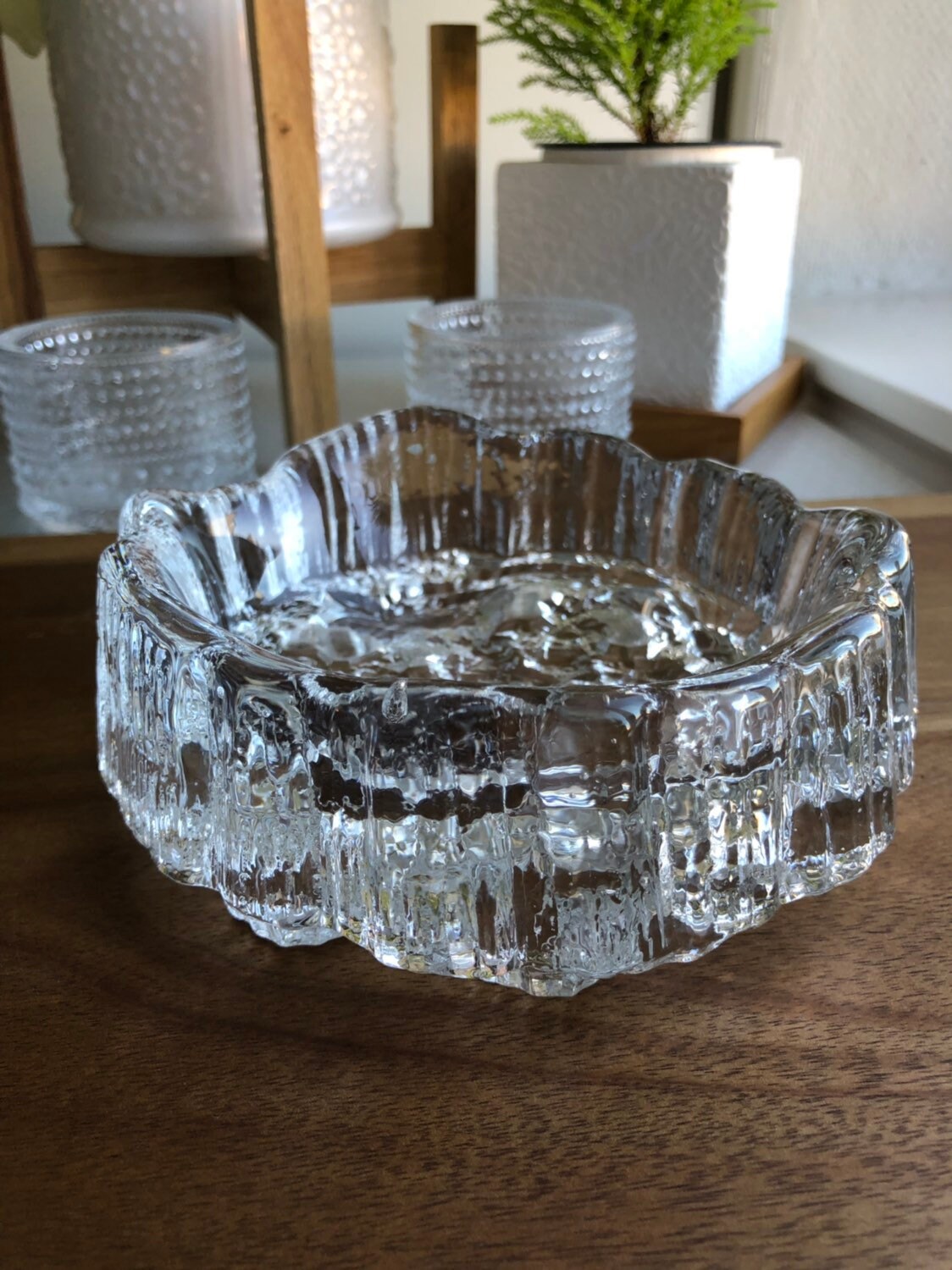 Tapio Wirkkala Iittala Finland Seita design 1976 Ice glass Finnish