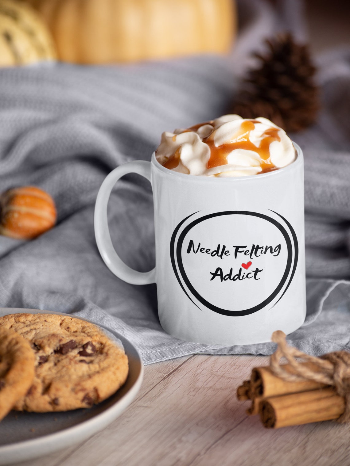 NEEDLE FELTING ADDICT Mug Perfect Present/Needle image 0
