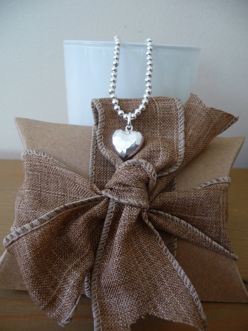 GORGEOUS 925 Puffed Hammered Heart Charm on a Sterling Silver Bead Bracelet.