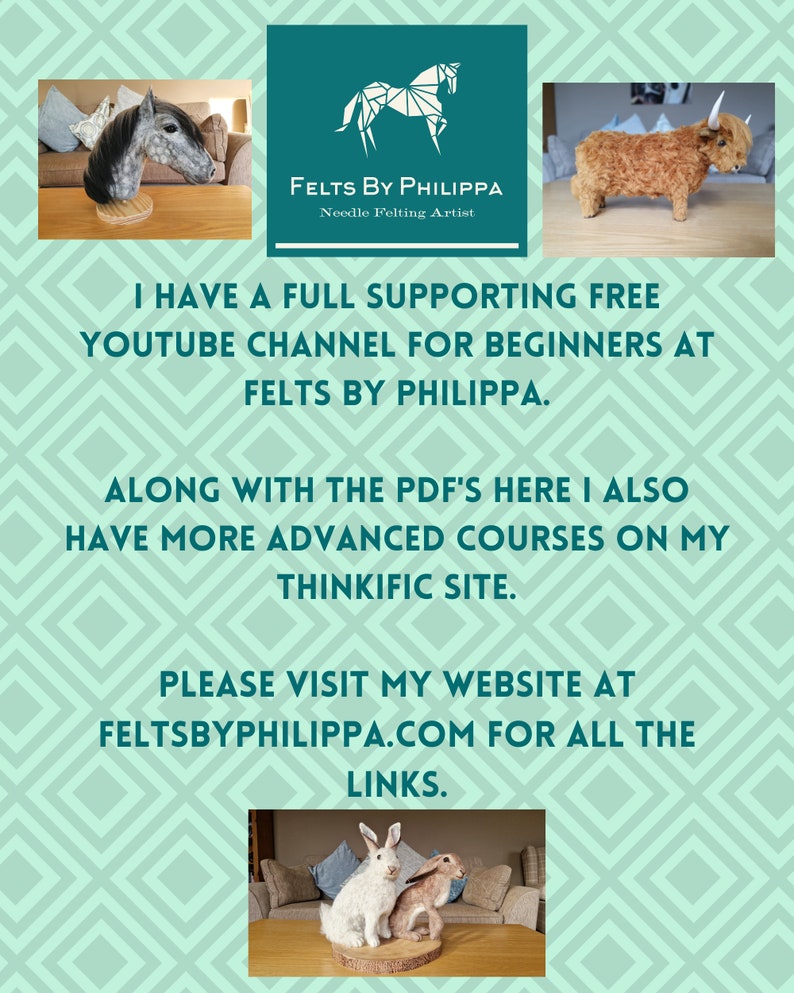PDF Pattern File for Tatty Llama Needle Felted Animal/Llama/Alpaca/Flock/Felting/Download/Felted/Tutorial/How to/Needle Felting PDF image 10