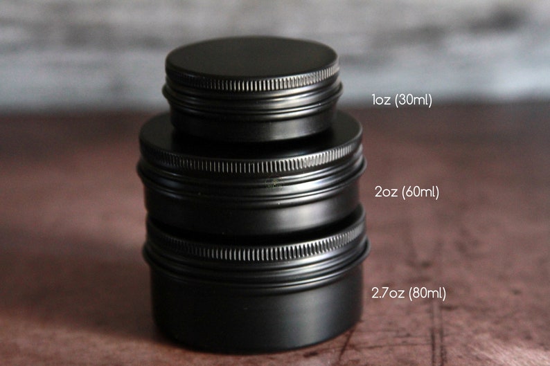 x2 Aluminum Storage Tins Screw Top EPE Lined Cap Food Safe 5 Varieties Fast Shipping image 4