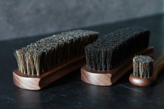 Durable Horsehair Jewelry & Detail Cleaning Brushes