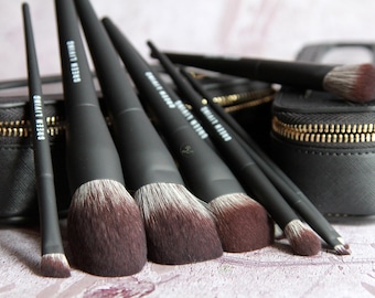 Eco-Friendly Beauty Collection – 10-Piece Makeup Brush Set - Black
