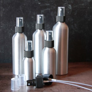 Spray Aluminum Bottle | UV Coating | Capacity 1oz • 1.7oz