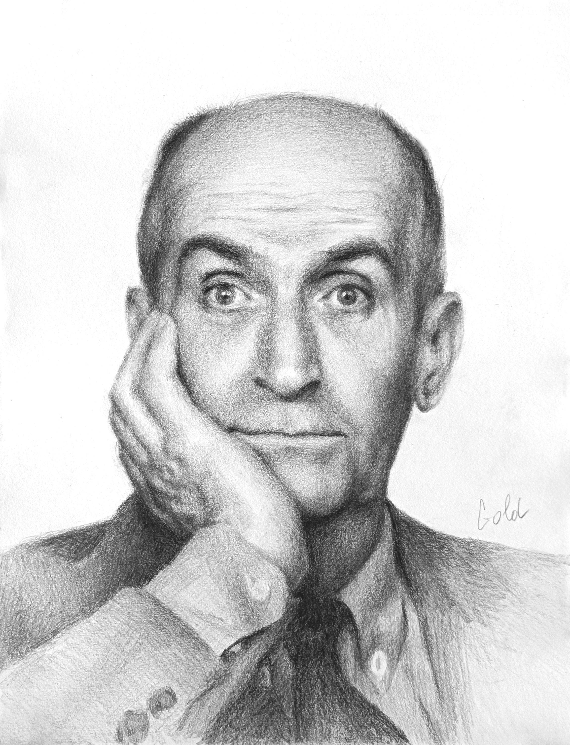 Custom hand-drawn realistic portrait from a photo. Graphite and charcoal technique. A unique, personalized gift for any occasion.