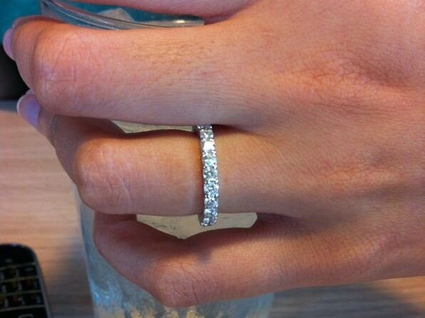 3.5 mm diamond eternity band deals