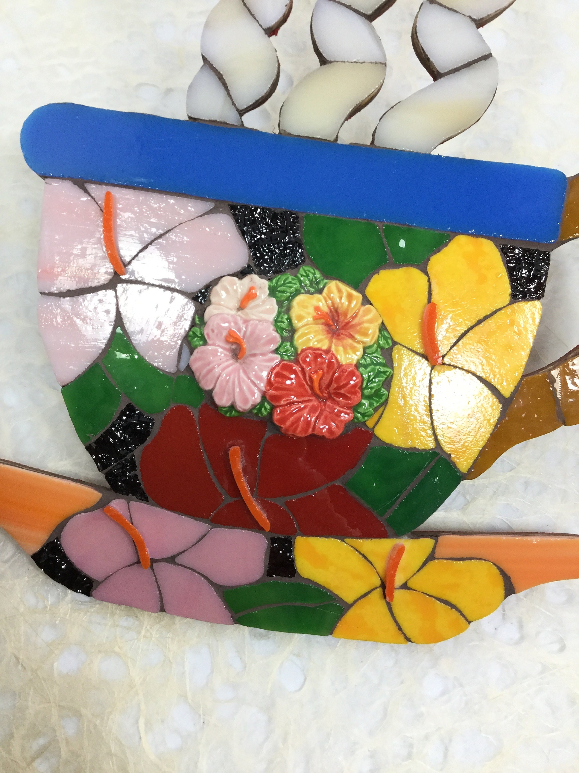 Buy Mosaic Tea Cup/coffee Cup /cup and Saucer Mosaic/steaming Mosaic