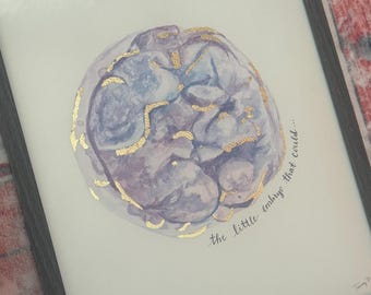 Personalized Embryo Watercolor