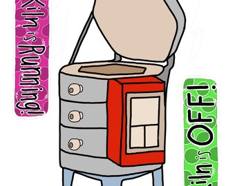 Kiln Room Door Hanger -Reversible