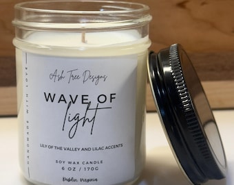 Wave of Light Candle